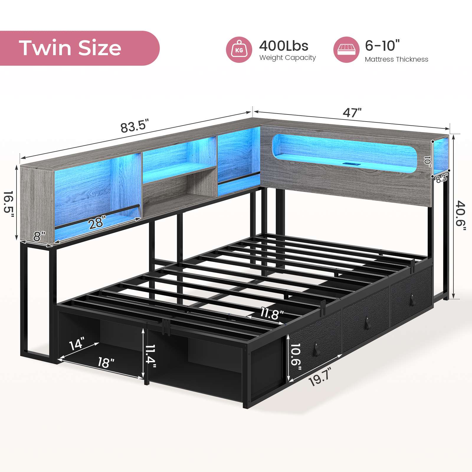 2 person desk